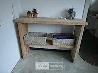 Steigerhouten meubel met decoratie - afbeelding 2 van  5