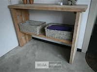 Steigerhouten meubel met decoratie - afbeelding 5 van  5