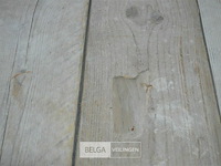 Steigerhouten rek met ijzeren frame 4m op b79 op h79 cm - afbeelding 5 van  6