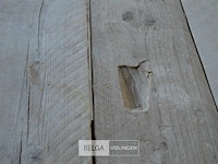 Steigerhouten rek met ijzeren frame 4m op b79 op h79 cm - afbeelding 6 van  6