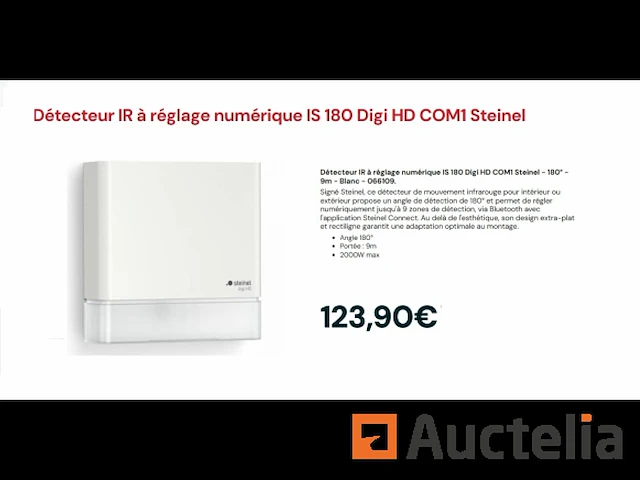 Steinel is 180 digi hd com1 bewegingsmelder - afbeelding 1 van  2