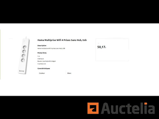 Stekkerdoos (4 stopcontacten, 4 usb) hama 00176574 - afbeelding 2 van  4