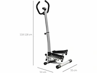 Stepper met handvat fitness hometrainer - afbeelding 5 van  5