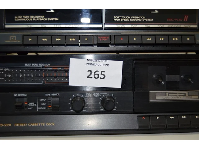 Stereo double cassette deck teac w-390, stereo cassette deck jvc td-x101 - afbeelding 2 van  8