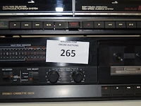 Stereo double cassette deck teac w-390, stereo cassette deck jvc td-x101 - afbeelding 2 van  8