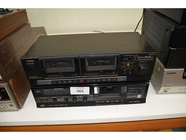 Stereo double cassette deck teac w-390, stereo cassette deck jvc td-x101 - afbeelding 3 van  8