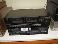 Stereo double cassette deck teac w-390, stereo cassette deck jvc td-x101 - afbeelding 3 van  8