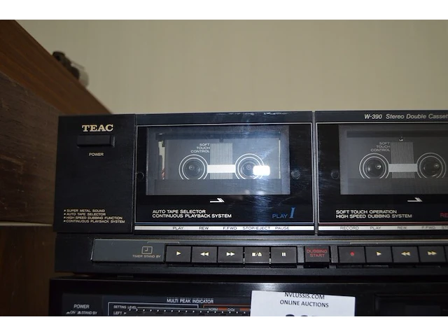 Stereo double cassette deck teac w-390, stereo cassette deck jvc td-x101 - afbeelding 4 van  8