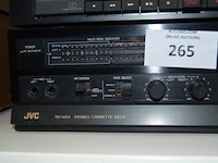 Stereo double cassette deck teac w-390, stereo cassette deck jvc td-x101 - afbeelding 6 van  8