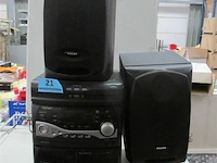 Stereo en boxen philips fw730c - afbeelding 1 van  5