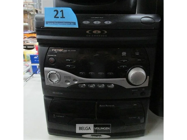 Stereo en boxen philips fw730c - afbeelding 2 van  5