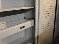 Stevige metalen bureau kast - afbeelding 2 van  3
