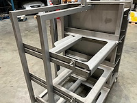 Stevige rvs rolkast - afbeelding 5 van  6