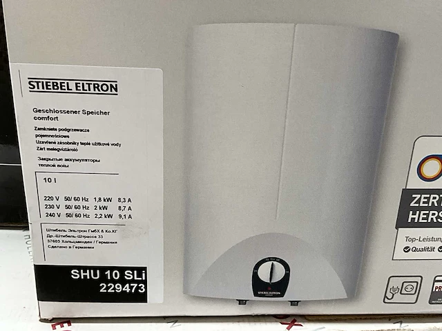 Stiebel eltron shu 10 sli warmtepompboiler - afbeelding 1 van  4