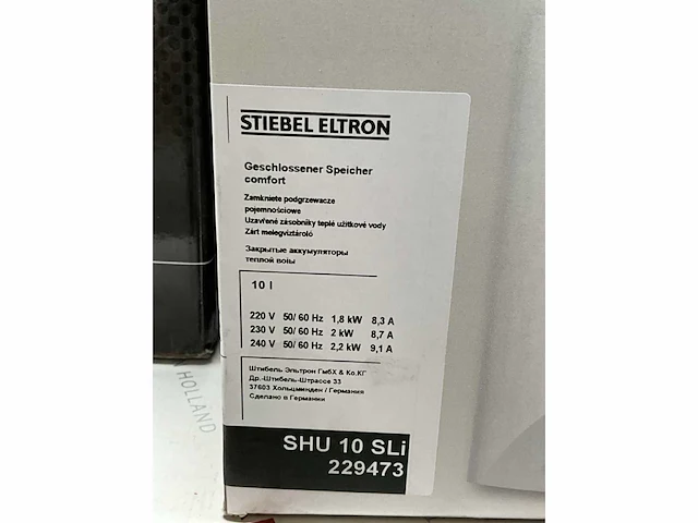 Stiebel eltron shu 10 sli warmtepompboiler - afbeelding 3 van  4