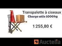 Stier manuele schaarpalletwagen - afbeelding 2 van  7