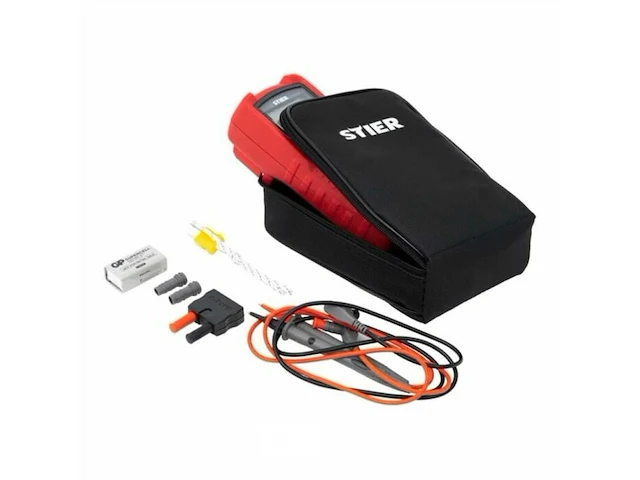 Stier profi multimeter /temp,meter 60mv - 1000v ac/dc cat iii 1000v. - afbeelding 2 van  4
