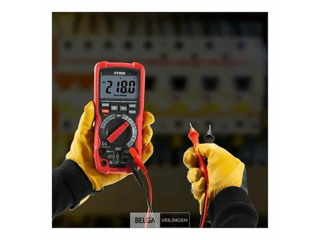 Stier profi multimeter /temp,meter 60mv - 1000v ac/dc cat iii 1000v. - afbeelding 4 van  4