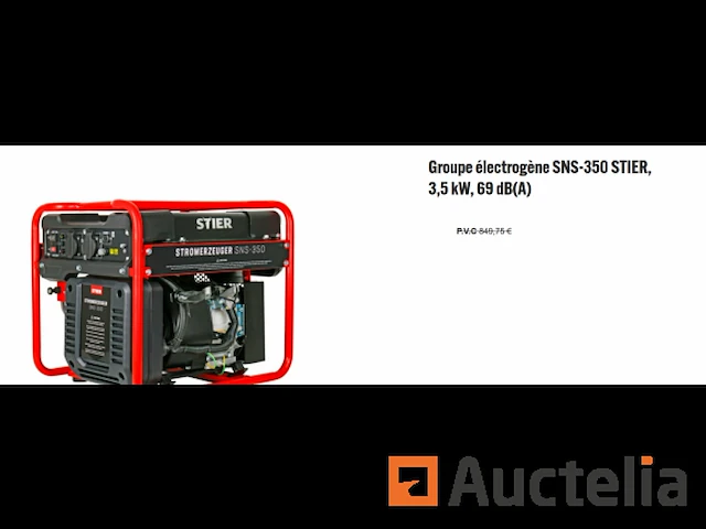 Stier sns-350 generatorset - afbeelding 5 van  5