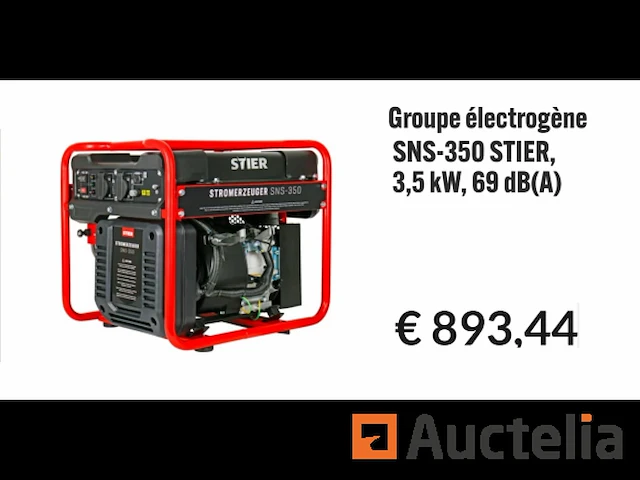 Stier sns-350 generatorset - afbeelding 1 van  5