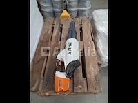 Stihl bga 85 accu-aangedreven blazer zonder batterijen en oplader start niet meer