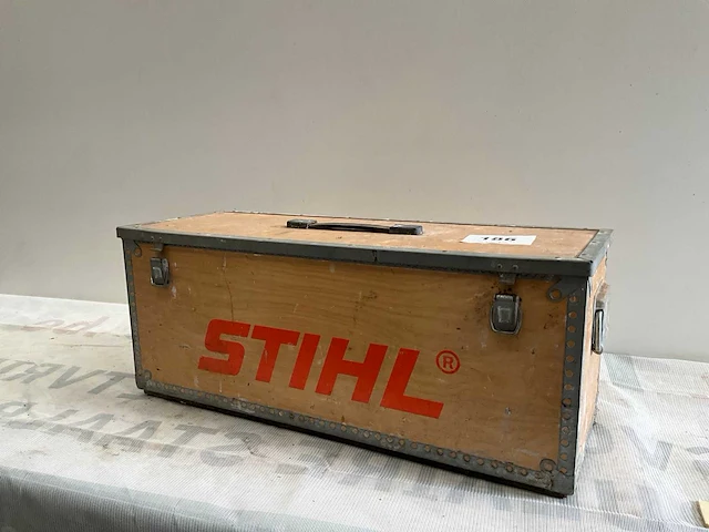 Stihl houten transport- en opbergkist - afbeelding 2 van  2