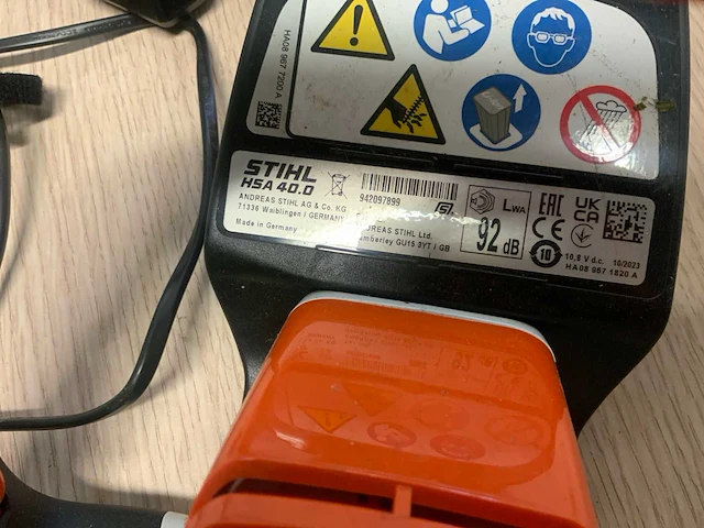 Stihl hsa 4.0.0 accu heggenschaar - afbeelding 4 van  4
