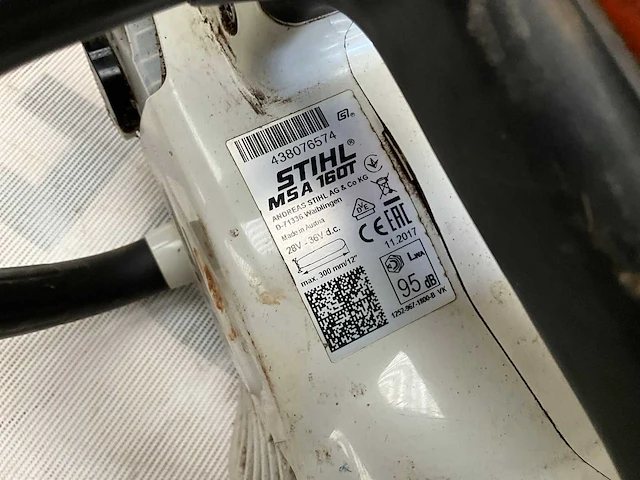 Stihl msa 160 t accu-tophandle kettingzaag - afbeelding 3 van  4
