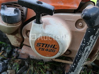 Stihl ts 420 laser thermische kettingzaag + statief - afbeelding 2 van  6
