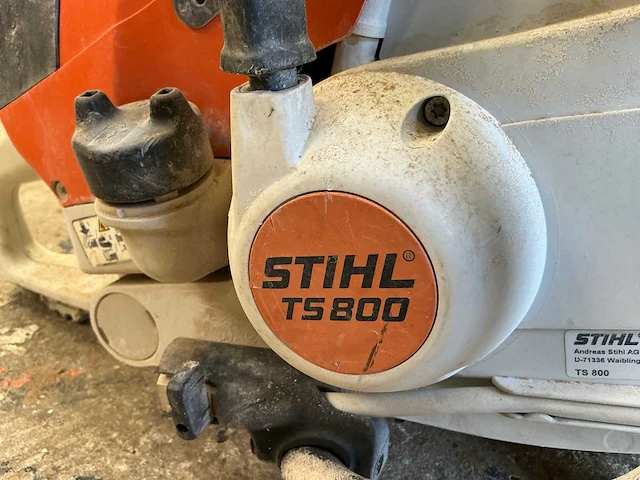 Stihl ts 800 betonzaag - afbeelding 7 van  8