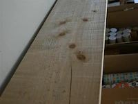 Stijgerhouten legbord met antiek steunijzer - afbeelding 3 van  5