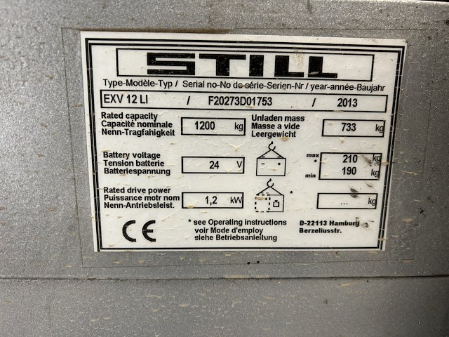 Still exv 12li stapelaar - bj 2013 - afbeelding 6 van  7