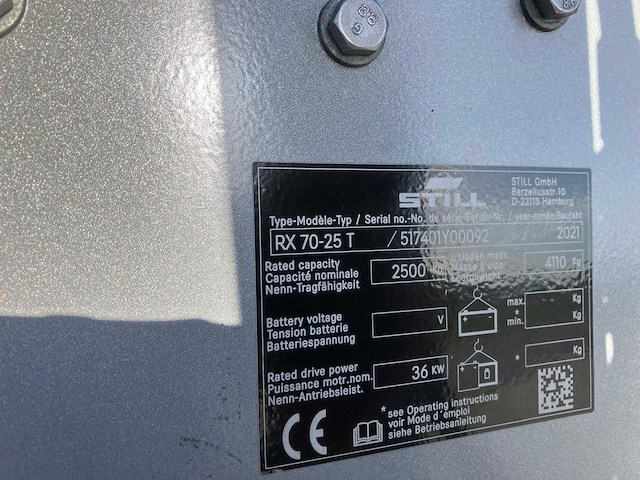 Still rx 70-25 vorkheftruck 2021 - afbeelding 73 van  77