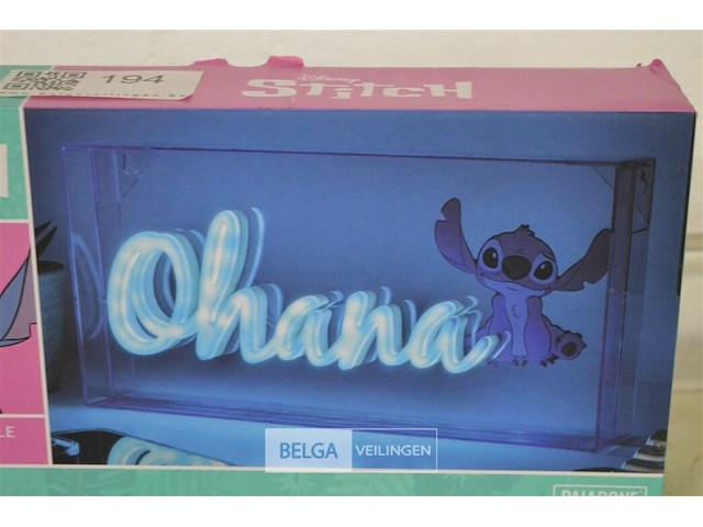 Stitch ohana neon light - afbeelding 2 van  3