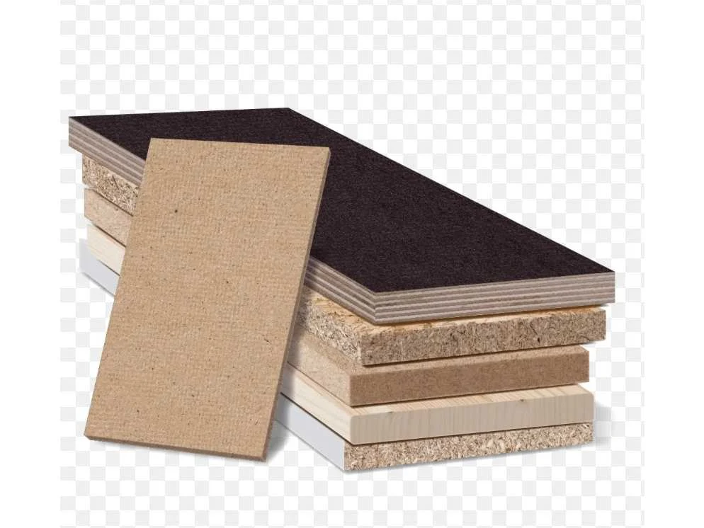 Stock van multiplex, betonplex, osb, plaatstaal