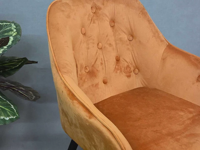 Stoel anna orange fabrics (6x) - afbeelding 2 van  6
