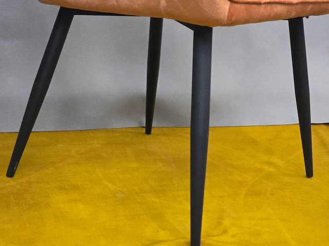 Stoel anna orange fabrics (6x) - afbeelding 4 van  6