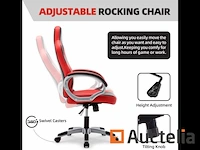 Stoel gaming, zetel ergonomische pu-gamer - afbeelding 4 van  8