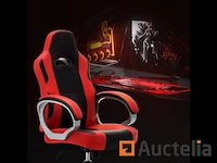 Stoel gaming, zetel ergonomische pu-gamer - afbeelding 6 van  8