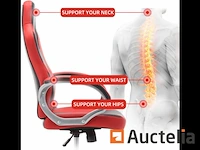 Stoel gaming, zetel ergonomische pu-gamer - afbeelding 7 van  8