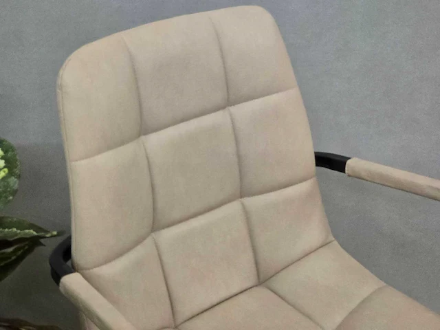 Stoel lucca beige pu (4x) - afbeelding 2 van  7