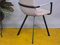 Stoel lucca beige pu (4x) - afbeelding 6 van  7