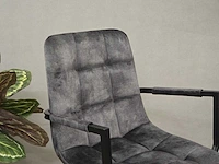 Stoel lucca black velvet (4x) - afbeelding 4 van  7