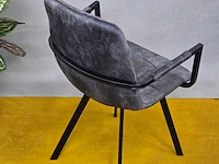 Stoel lucca black velvet (4x) - afbeelding 6 van  7