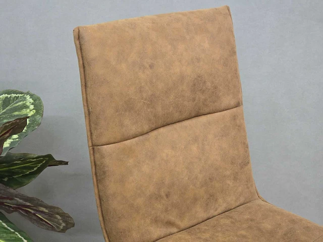 Stoel marco brown microfiber (5x) - afbeelding 2 van  6