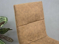 Stoel marco brown microfiber (5x) - afbeelding 2 van  6