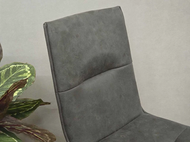 Stoel marco grey microfiber (5x) - afbeelding 2 van  6