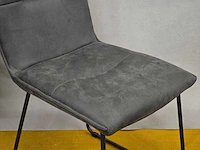 Stoel marco grey microfiber (5x) - afbeelding 3 van  6