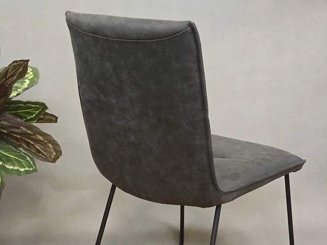 Stoel marco grey microfiber (5x) - afbeelding 5 van  6