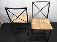 Stoel met rotan zitting (x4) - afbeelding 3 van  5